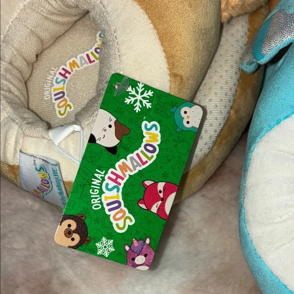 (1) Choice of Squishmallow kids slippers